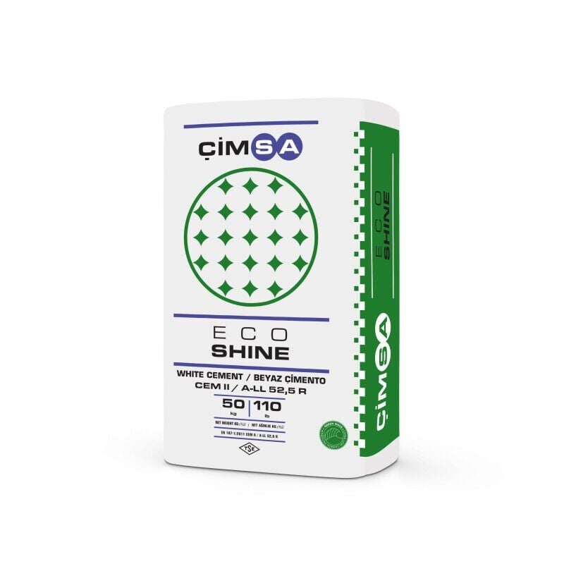 Çimka Beyaz EcoShine Çimento